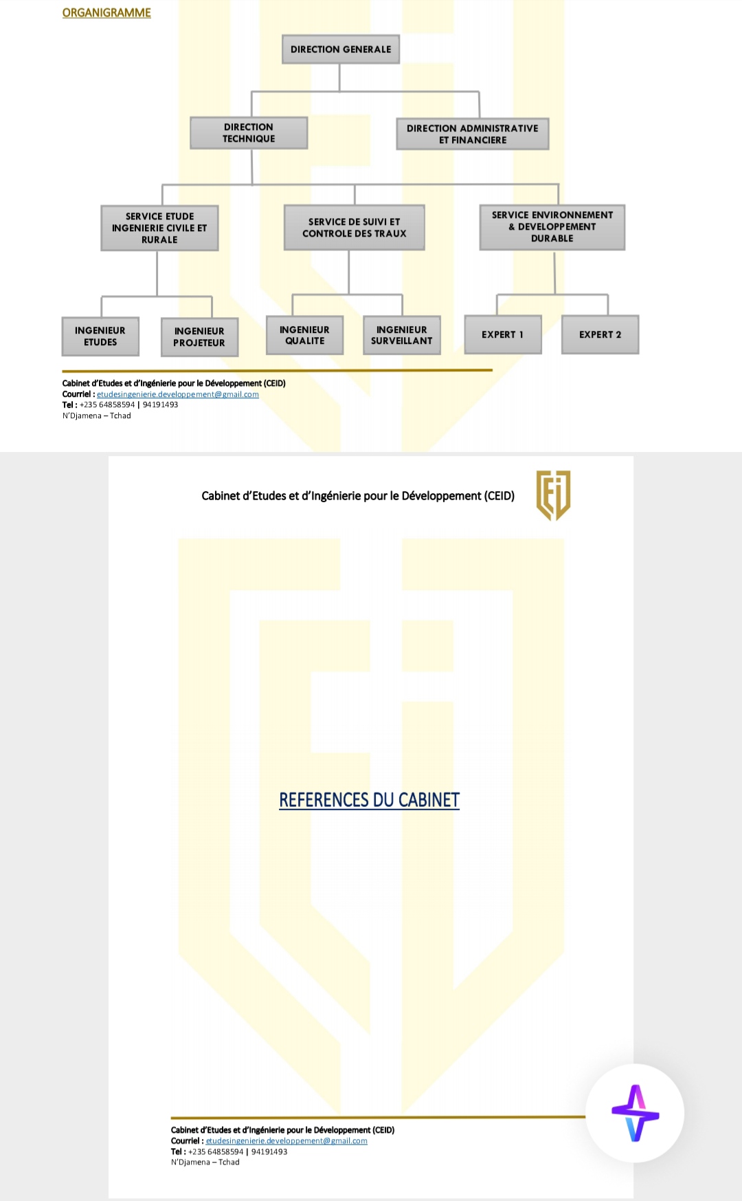 Organigramme
